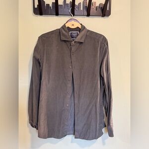 Charles Tyrwhitt Fine Wale Corduroy Shirt with Spread Collar